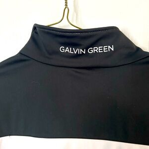 Galvin Green 1/4 zip golf pullover. Sz XL. Black/gray In Excellent condition.